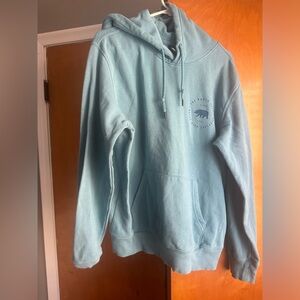 Blue north face hoodie